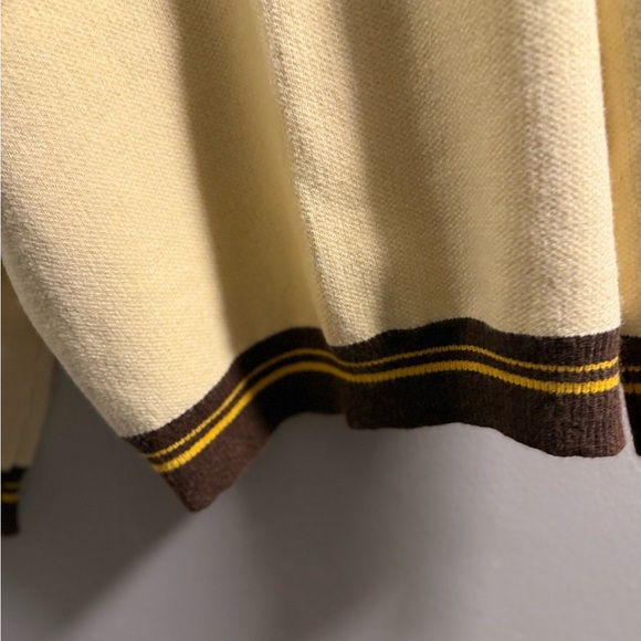 Aelfric Eden Cream and Brown Crewneck Sweater with Minimalist Design Van Gogh - Picture 5 of 6